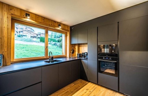 Combloux Ski Chalet | Le Tiki Mont Blanc Jaccuzi et vue Mont Blanc