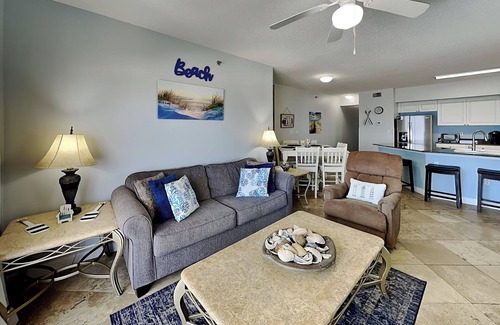 Gulf Shores Condo | Legacy #201 | Spacious, Clean, Bright Corner-Unit Beachfront Condo, Pool Access!