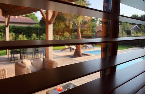 Lege-Cap-Ferret House | LEGE CAP FERRET magnificent wooden house with heated swimming pool (8 People)