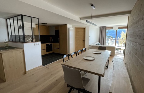 La Rosiere Apartment | Les Alpages - New apartment with sauna, WIFI, 120m2.