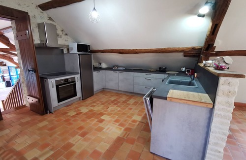 Bagneux Cottage | Les gites du Gué Rabot, heated indoor swimming pool, sports hall, tennis court