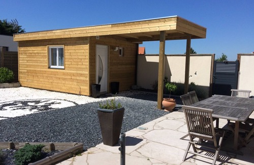 Wimereux Ski Chalet | Les Nymphéas studio chalet 6 vue piscine
