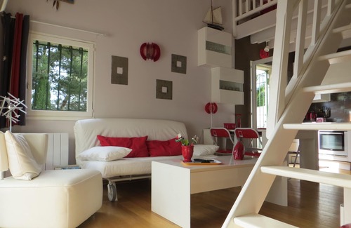 Leucate House | Leucate Beach: house with garden on the cliff, pond and Canigou view