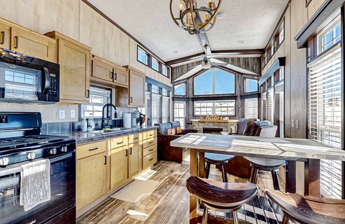 Colorado Springs Cottage | Light-filled cabin on 1,800-acre working ranch with animals, mountains & games