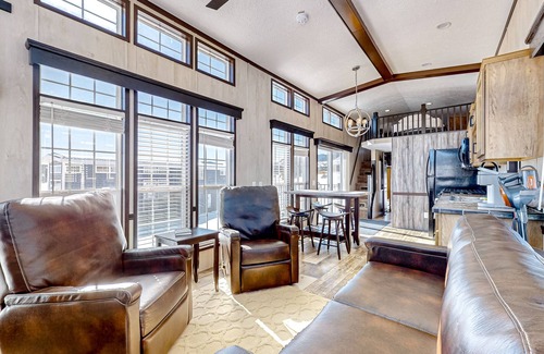 Colorado Springs Cottage | Light-filled cabin on 1,800-acre working ranch with animals, mountains & games