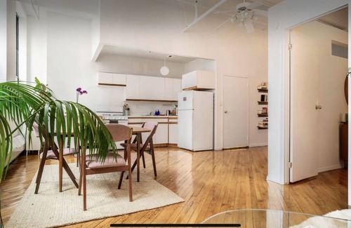 Hoboken Apartment | Light Filled Mini Loft, 13" Ceilingsn