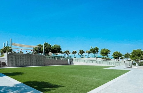 Dubai Apartment | Like Home - 3703: Luxury 1-BHK with Creek & Community Views