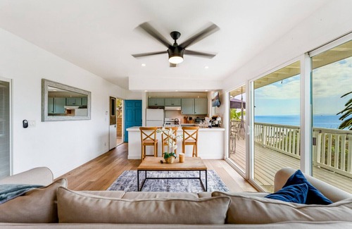 Summerland Apartment | Lillie`s Oceanview Retreat- BBQ, Pet Friendly