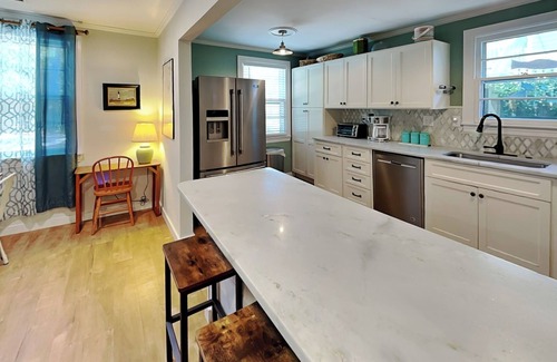 Tybee Island House | Little Blue Beach House | Fire Pit, Outdoor Shower