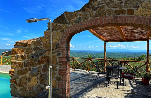 Bucine Apartment | [Little Escape] House with pool and panoramic view