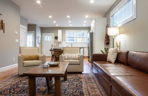 Woodfin Villa | Little Sparrow | Newly-Built, Pet-Friendly Villa in Asheville with Hot Tub