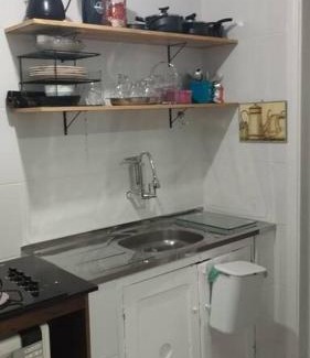 Sao Vicente Apartment | Living, melhor lugar do Itararé