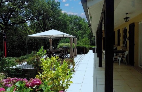 Baladou House | Located in a tranquil woodland setting.
