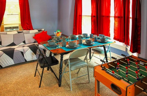 Farrandsville House | Lock Haven Home with Fire Pit - Walk to Main St