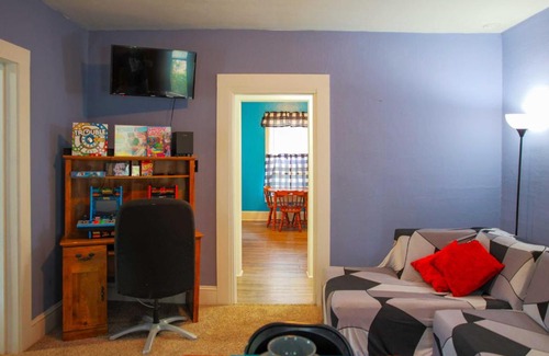Farrandsville House | Lock Haven Home with Fire Pit - Walk to Main St