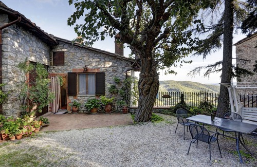 Lecchi in Chianti House | Lodge Ricavo con piscina panoramica