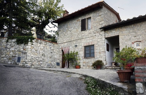 Lecchi in Chianti House | Lodge Ricavo con piscina panoramica