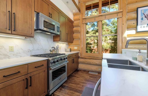 Mountain Village House | Lodge-Style Home by InvitedHome | Vast Patio, Hot Tub, Walk to Ski, Fireplace
