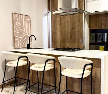 Zona Minerva Apartment | Loft Americana Chapultepec Alberca Wifi AC