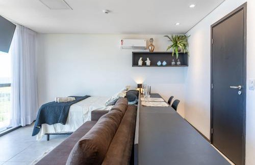 Barra de Jangada Apartment | Loft Frente al Mar | Vista Río | Piscina & Sauna