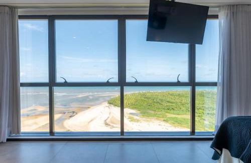 Barra de Jangada Apartment | Loft Frente al Mar | Vista Río | Piscina & Sauna