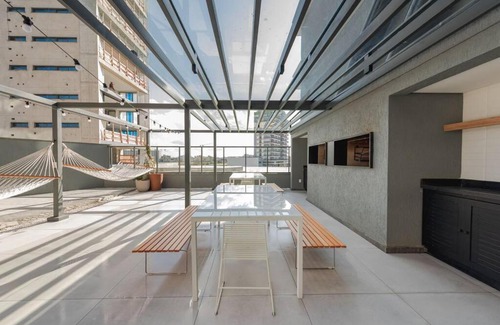 Sao Goncalo Apartment | Loft impecável no Parque Una com vaga de garagem