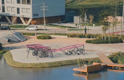 Sao Goncalo Apartment | Loft impecável no Parque Una com vaga de garagem