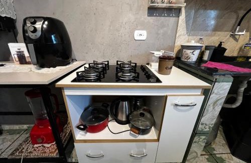 Jardim Agua Boa House | Loft Mobiliado e Bem Localizado com Ar condicionado C