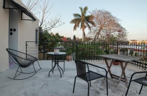 Merida Municipality Apartment | LoftLyra3,entrada indpnt,bañopriva,cocineta,terraza