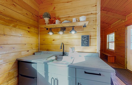 Colorado Springs Cabin | Log cabin on 1,800-acre ranch with sweeping mountain & meadow views