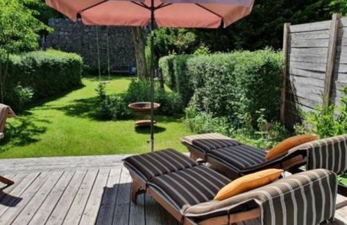 Rheinsberg House | LoggiaHaus am Schloss, Michel garden house, terrace, garden and large swing
