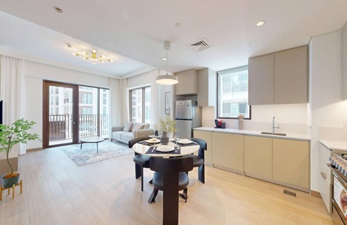 Dubai Apartment | Lotus Creek Beach - Opulent One Bed with Pool View
