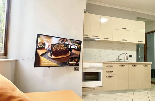 Golem Apartment | Lovely 2-bedroom flat with *free parking *Pool * sandy beach