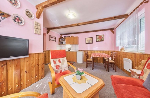 Starkov Villa | Lovely apartment in villa for 4 people with pool, WIFI, TV, patio, pets allowed and parking