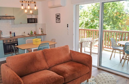 Lit-et-Mixe Apartment | Lovely apartment for 4 people with A/C, WIFI, TV, balcony and pets allowed