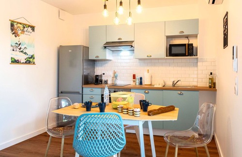 Lit-et-Mixe Apartment | Lovely apartment for 4 people with A/C, WIFI, TV, balcony and pets allowed
