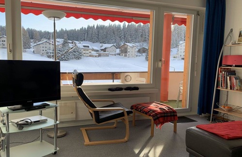 Parpan Apartment | Lovely apartment for 4 guests with WIFI and balcony