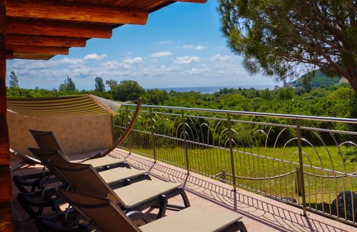 Pietracorbara House | Lovely apartment in villa with WIFI, A/C, pool, TV, terrace, pets allowed and panoramic view