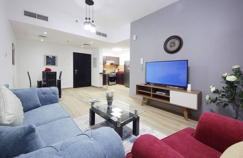 Al Barsha Apartment | LOVELY FULLY FURNISHED 1BR WITH POOL VIEW IN JVC