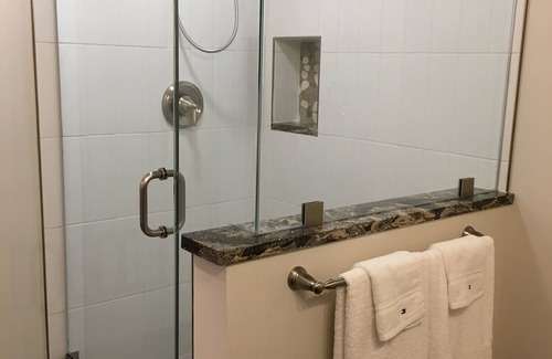 Wilmington Apartment | Lovely new apt with private entrance, patio, yard, gas grill and fire pit.