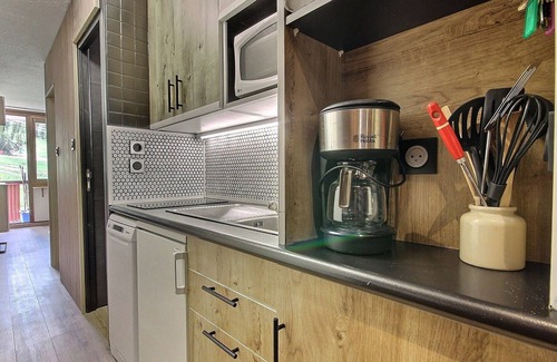 Plagne Centre Apartment | Lovely renovated studio for 4, ski-in/ski-out, balcony, equipped kitchen, non-smoking