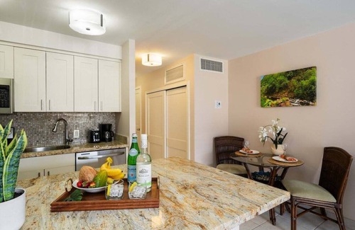 Historic Lahaina Front Street Condo | LS 306 Dream Maui Studio by the Beach Pool Hot Tub
