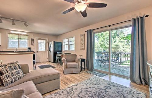 Ludington House | Ludington Cottage with Deck, Yard and Fire Pit!