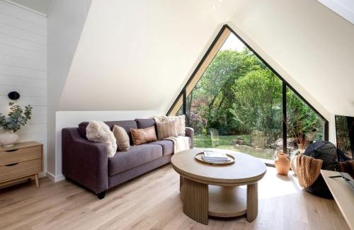 Balsam Grove Ski Chalet | Luminous A-Frame Sanctuary near Pisgah National Forest in North Carolina