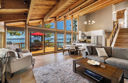Tahoma House | Lux Newly Remodeled Tahoe Lakefront Home with Stunning Views and Chef's Kitchen!