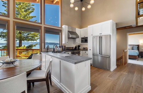 Tahoma House | Lux Newly Remodeled Tahoe Lakefront Home with Stunning Views and Chef's Kitchen!
