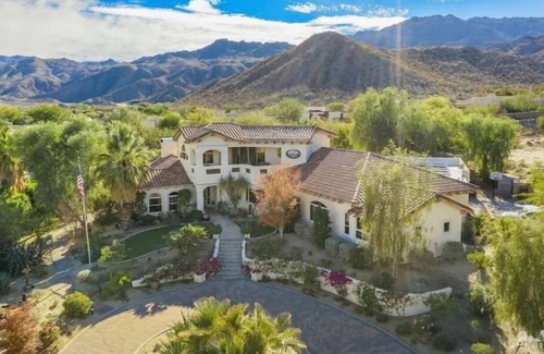 Palm Desert Villa | Lux Spanish Villa, Secret Desert Oasis Sleeps 12