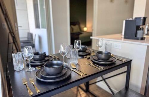 Lyon Street Apartment | Luxe Deco Haven with Pool, Gym & Parking Close to Disneyland