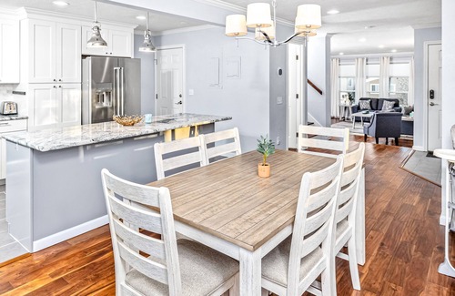 Tudor Area House | Luxe mountain-view escape - 2 condos w/4 fireplaces, deck, hot tub + dogs okay