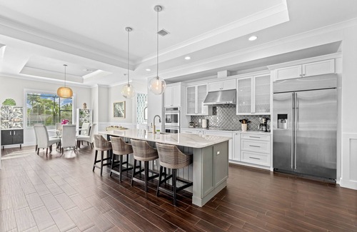 Bonita Springs House | Luxe, waterfront home with pool, spa, dock & gorgeous backyard